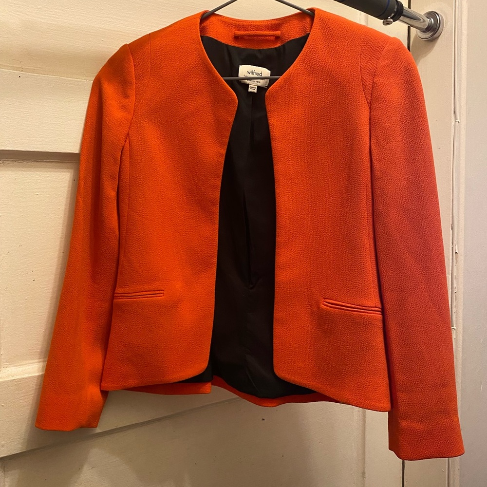Wilfred Japanese fabric blazer